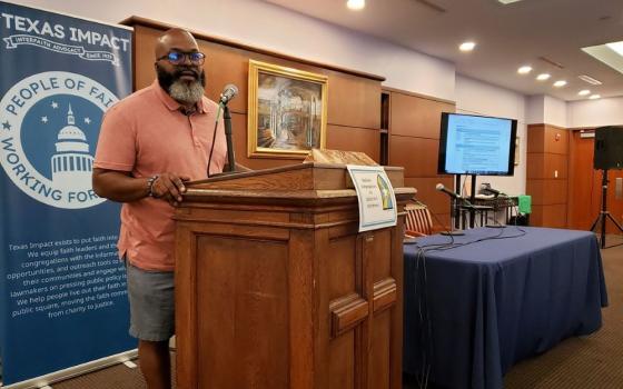 The Rev. Michael Malcom addresses the "Resilence for Congregations" conference at Lovers Lane United Methodist Church on July 15, 2023. (UM Insight/Cynthia B. Astle)