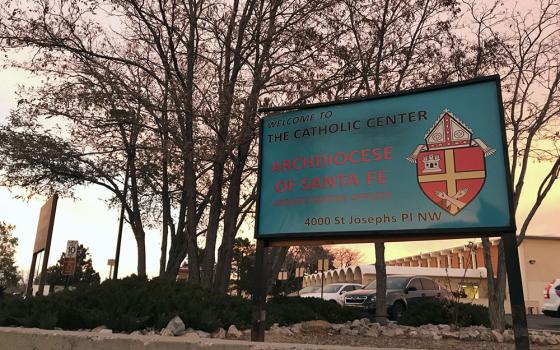 The Archdiocese of Santa Fe offices are pictured in Albuquerque, New Mexico, in a 2018 file photo. (AP photo/Susan Montoya Bryan, file)