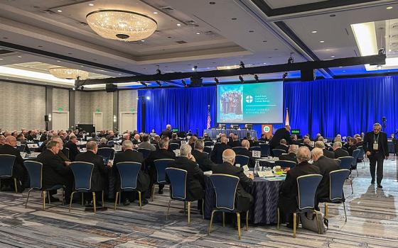 The U.S. Conference of Catholic Bishops meets at the Baltimore Marriott Waterfront hotel in Baltimore in November. (RNS/Aleja Hertzler-McCain)