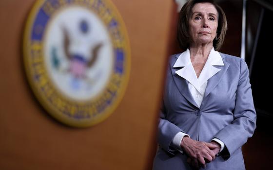 hen-House Speaker Nancy Pelosi, D-Calif., is seen in this June 30, 2021, file photo. (OSV News/Reuters/Jonathan Ernst)
