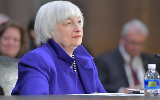 Janet Yellen, U.S. secretary of the treasury, pictured in a 2017 photo, when she served as chair of the Federal Reserve (Flickr/U.S. Federal Reserve)