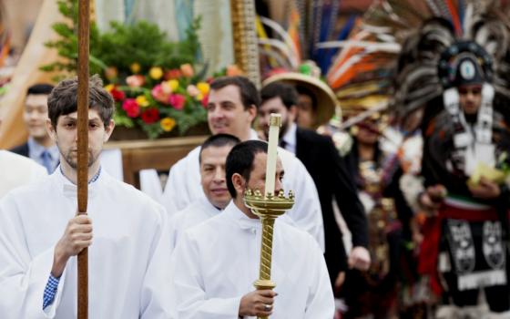 Each year, the Hispanic community of Mount Angel Seminary in St. Benedict, Oregon, hosts a large festival in honor of Our Lady of Guadalupe. (Courtesy of Mount Angel Abbey)