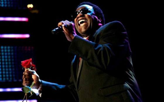 Al Green performs during the Essence Music Festival in New Orleans in this July 5, 2009, file photo. Green was 26 when "Let's Stay Together," arguably his most famous album, was released in 1972. (AP/Patrick Semansky)