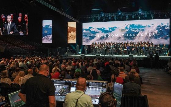 Southern Baptist pastors gather in June 2019 in Birmingham, Alabama, during a conference ahead of the denomination's annual meeting, which drew more than 8,000 delegates.