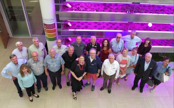 Participants in the Ignatian Legacy Fellows Program, seen here in Chicago, learn about the global network of the Society of Jesus while exploring the "second stage of life" guided by the spiritual exercises of St. Ignatius. (Lauren De Veau)