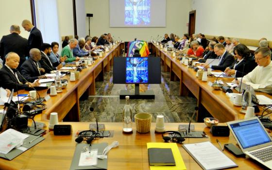 Participants gather in Vatican City April 4 for a meeting on the power of nonviolence to bring about social change. (Pax Christi International/Johnny Zokovitch)