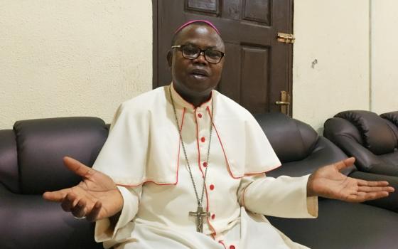 Auxiliary Bishop Ernest Obodo of Enugu, Southeast Nigeria (EarthBeat photo/Patrick Egwu)