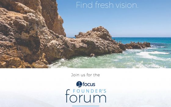 FOCUS Founder's Forum webpage (NCR screenshot)