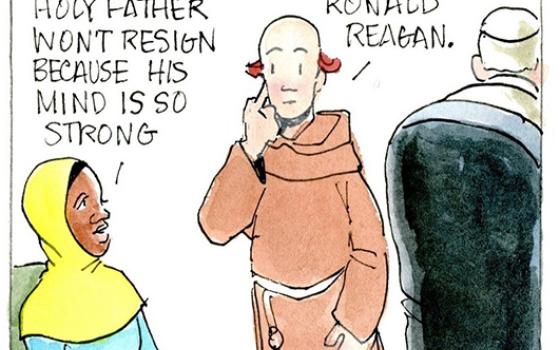 Francis, the comic strip: Francis reminds Leo of FDR and Ronald Reagan. But why?