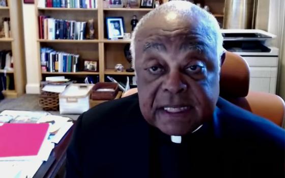 Cardinal Wilton Gregory of Washington, D.C., speaks June 17 during the second day of the bishops' three-day spring assembly, held virtually due to concern over COVID-19. (NCR screenshot)