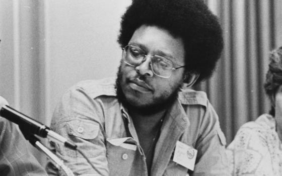 James Cone at a theology conference in Detroit in August 1980 (NCR photo/Stephanie Russell)