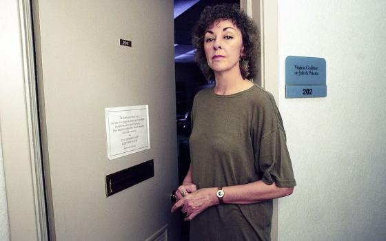 Marie Deans poses outside her office at the Virginia Coalition on Jails & Prisons in March 2017. (Wikimedia Commons/B. Pitler)