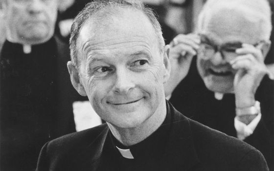 Then-Bishop Theodore McCarrick of Metuchen, New Jersey, at the U.S. bishops' meeting in Washington in November 1984 (NCR file photo/Rick Reinhard)