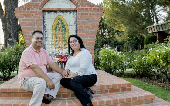 Deacon Moises and Rosalina Guadarrama know of the stories of hundreds of migrant farmworkers who work long, grueling hours in the agricultural sites of Yolo County in the Sacramento Diocese. (Catholic Herald/Cathy Joyce)