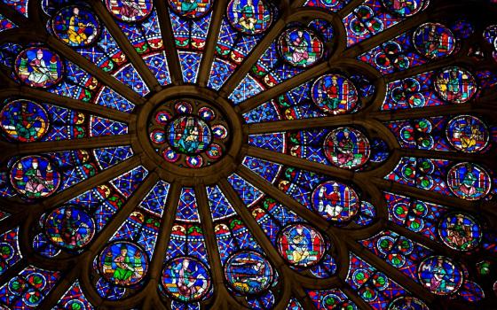 The north rose window at Notre Dame Cathedral in Paris (Flickr/Bradley Weber)