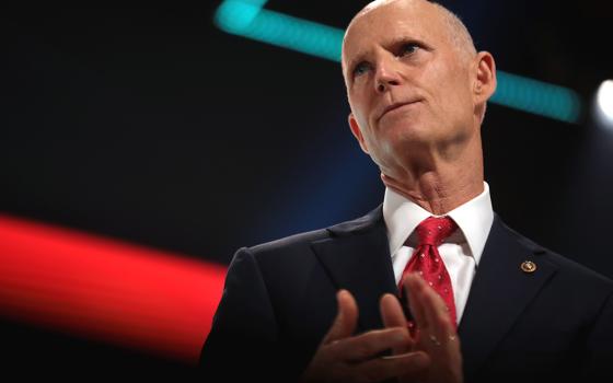 Sen. Rick Scott, R-Florida, speaks at the Student Action Summit hosted by Turning Point USA in Tampa, Florida, July 17, 2021. (Wikimedia Commons/Gage Skidmore)