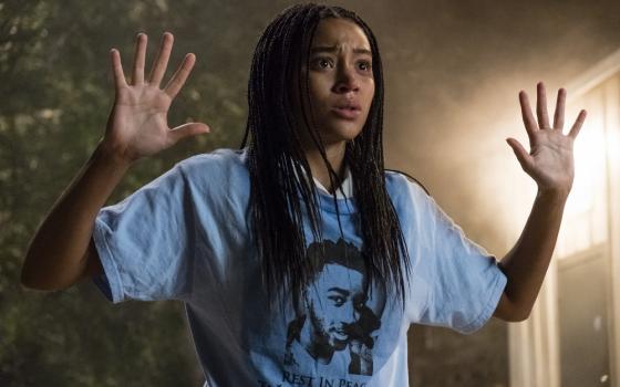 Amandla Stenberg as Starr Carter in "The Hate U Give" (Erika Doss)