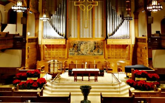 The sanctuary of Madison Avenue Presbyterian Church in New York (Wikimedia Commons/Andrew Smothers)