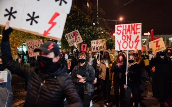 Demonstrations in Warsaw, Poland, Oct. 30 (Courtesy of Mateusz Dobrowolski)