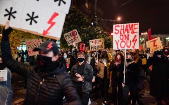 Demonstrations in Warsaw, Poland, Oct. 30 (Courtesy of Mateusz Dobrowolski)