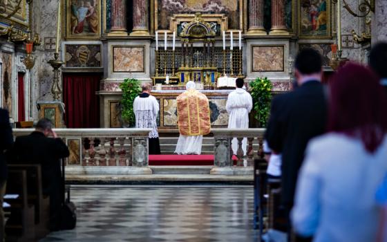 The Latin Mass is celebrated in Rome on Sept. 7, 2017. (Dreamstime/Ensens)