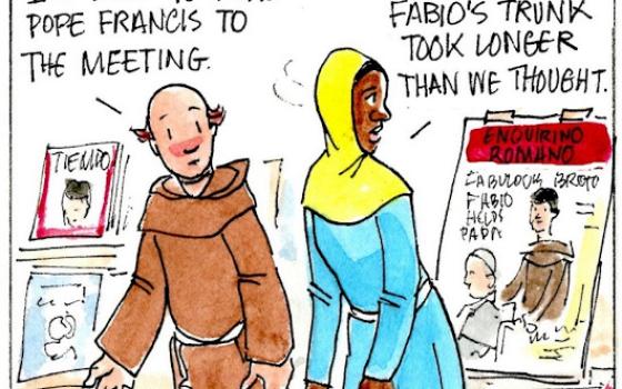 Francis, the comic strip: Brother Fabio gets his 15 minutes of fame