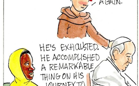 Francis, the comic strip: Francis shares his dream of truth and reconciliation for all of humanity.