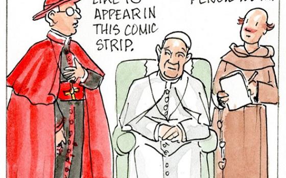 Francis, the comic strip: Someone wants to appear in the comic strip!