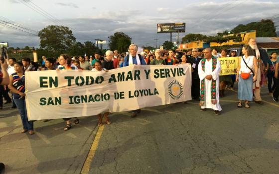 Honduras march with delegation