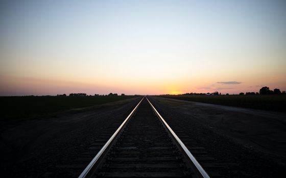 A rail line in Brush, Colorado (Unsplash/Mars Plex)