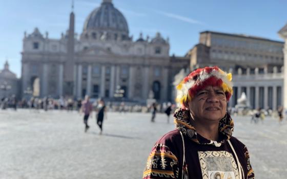 José Gregorio Mirabal, a Curripaco leader from Venezuela and president of the Congress of Indigenous Amazon Organizations (NCR photo/Soli Salgado)