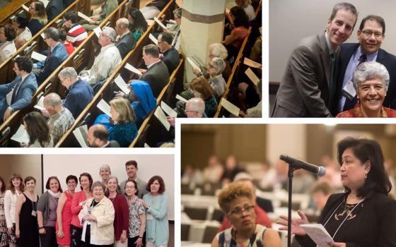 A collage of photos from conventions of the Catholic Theological Society of America in recent years (Courtesy of CTSA)