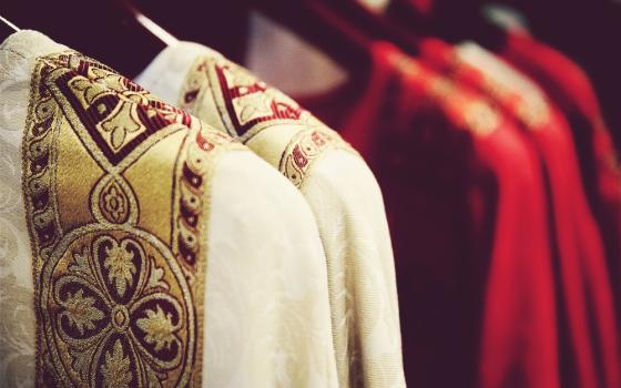 Priests' vestments (CNS/Tyler Orsburn)