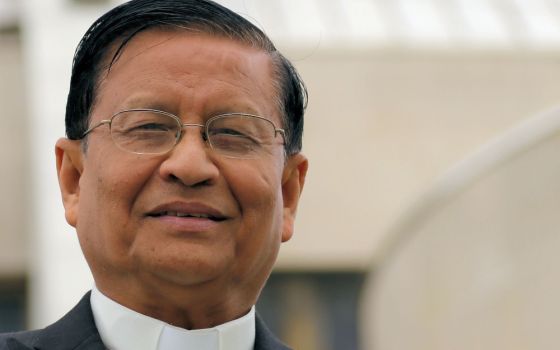 Cardinal Charles Maung Bo of Yangon, Myanmar, is pictured in a file photo. (CNS/Simon Caldwell)