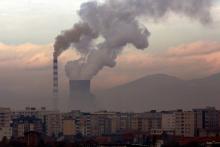 Smoke rises from a coal-fired power plant in Obilic, Kosovo, Nov. 18, 2019. Alok Sharma, U.K. president for COP26, said it's his goal that the upcoming United Nations climate summit will "consign coal power to history." (CNS photo/Reuters)