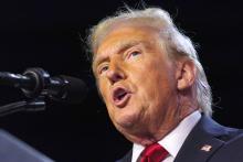  Republican President-elect Donald Trump addresses supporters during his rally at the Palm Beach County Convention Center in West Palm Beach, Fla., Nov. 6, after being elected the 47th president of the United States. (OSV News/Reuters/Brian Snyder)