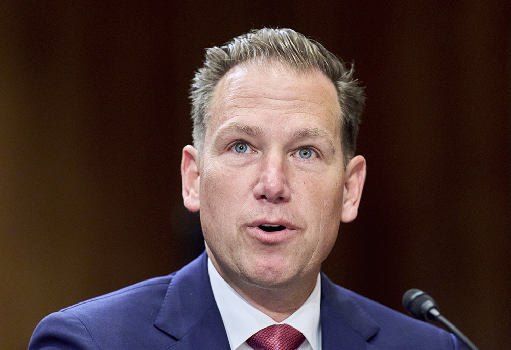 Brian Burch speaks during a Senate Foreign Relations Committee hearing on his nomination to be ambassador to the Holy See, April 8 on Capitol Hill in Washington. (AP photo/Jacquelyn Martin)