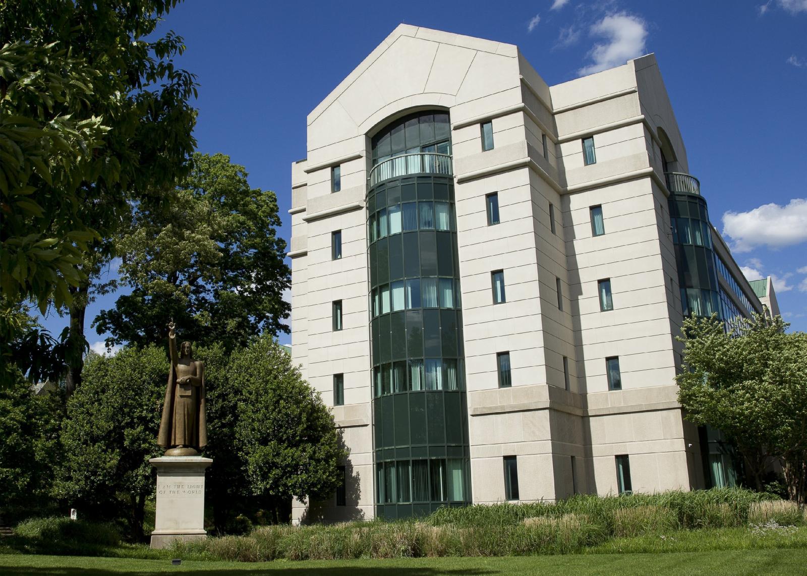  The U.S. Conference of Catholic Bishops building is seen in Washington May 8, 2017. The USCCB Secretariat of Child and Youth Protection released its 2024 annual report on findings and recommendations on implementation of the "Charter for the Protection of Children and Young People" on June 6, 2025. (OSV News photo/Tyler Orsburn)