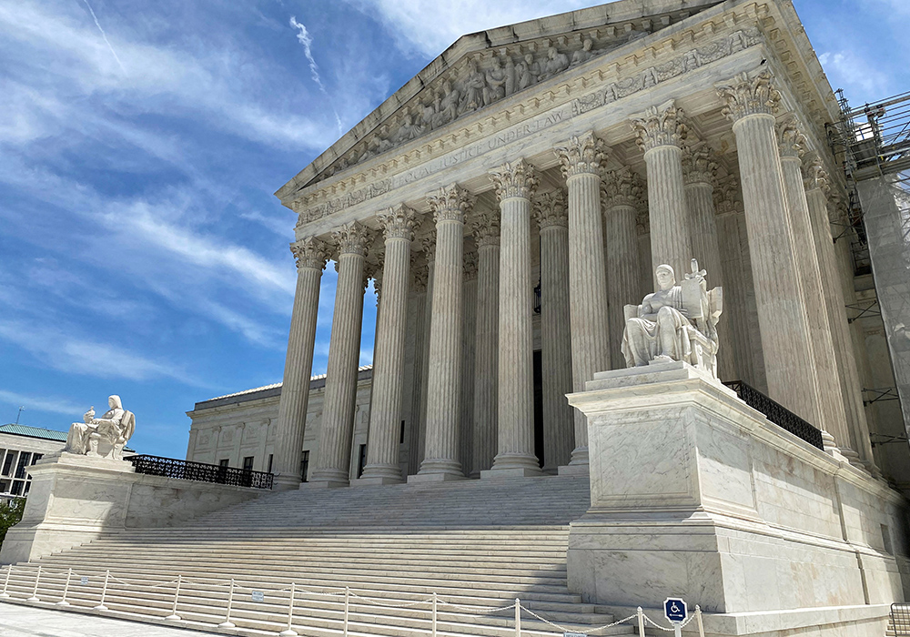 The U.S. Supreme Court building in Washington, on June 1, 2024 (OSV News/Reuters/Will Dunham)