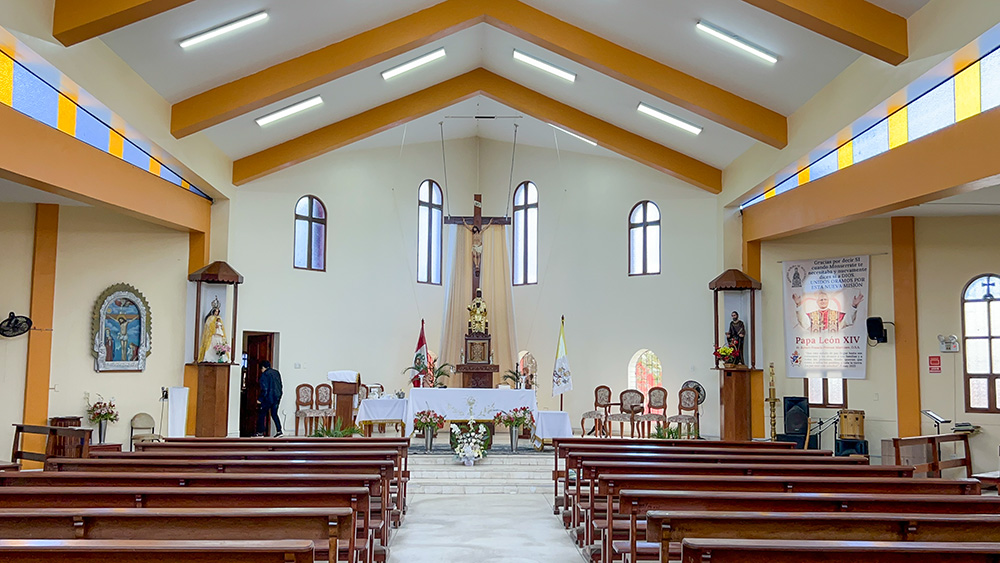 Our Lady of Montserrat Parish is where Fr. Robert Prevost served as parochial administrator for some seven years in Trujillo, Peru. (NCR photo/Justin McLellan)