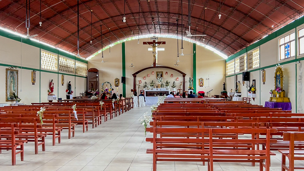 St. Joseph the Worker Parish in Chulucanas, Peru, was one of the churches where a young Augustinian Fr. Robert Prevost served as a missionary upon arriving in Peru in 1985. (NCR photo/Justin McLellan)