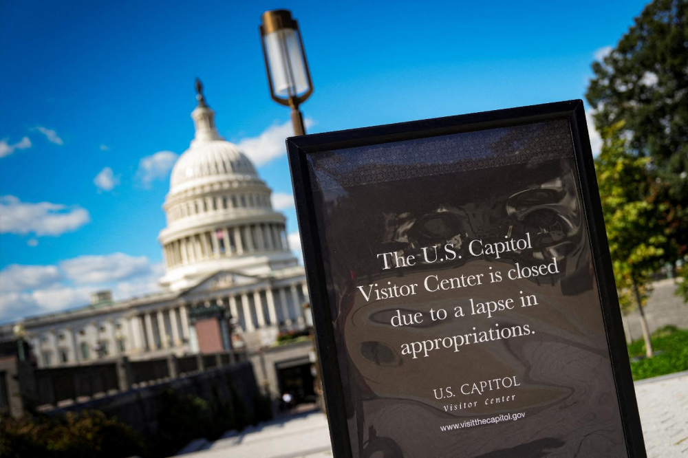 A sign indicating that the U.S. Capitol is closed for tours is seen Oct. 20, 2025, weeks into the continuing U.S. government shutdown in Washington. (OSV News/Reuters/Al Drago)