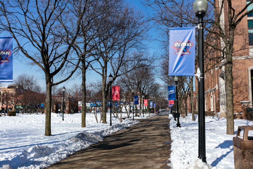 DePaul University's Lincoln Park Campus near Chicago is seen Jan. 29, 2021. (OSV News/Courtesy DePaul University/Randall Spriggs)