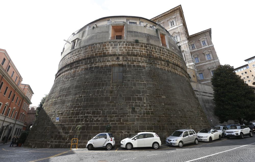 The tower of the Institute for the Works of Religion, often referred to as the Vatican bank, is pictured in this 2019 photo file photo. (CNS/Paul Haring)