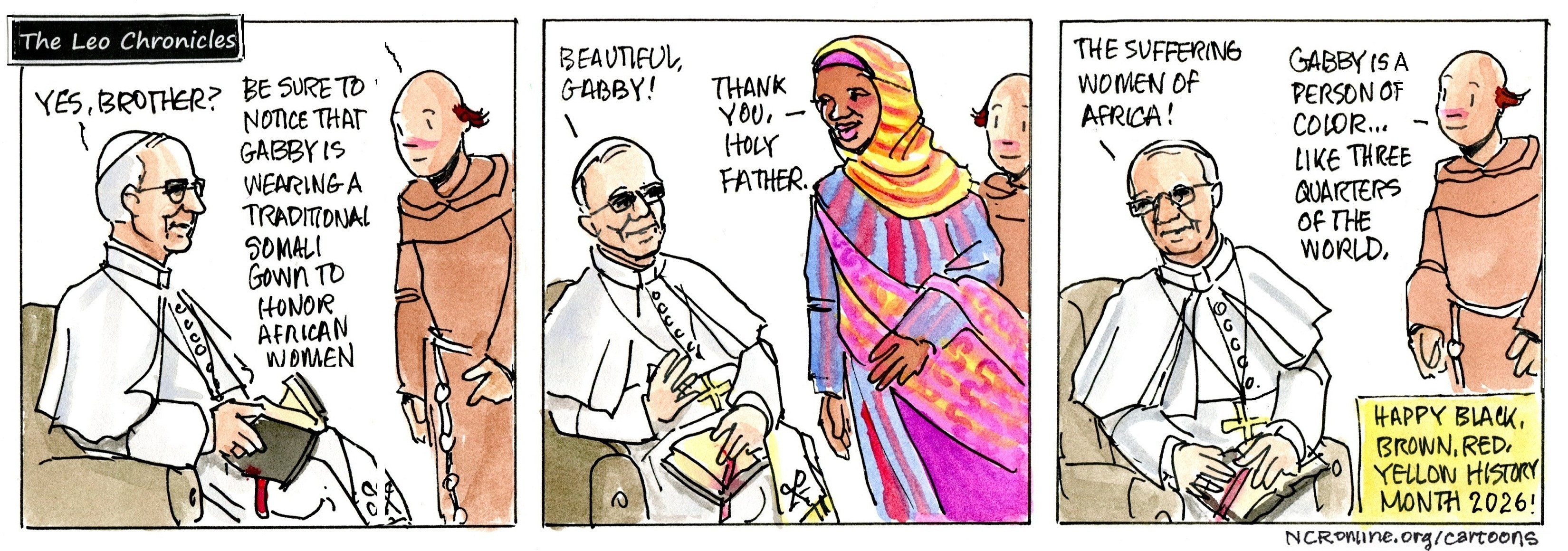 Gabby honors the women of Africa.
