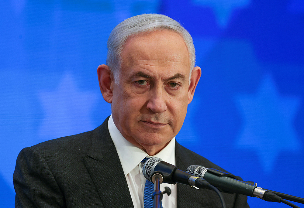Israeli Prime Minister Benjamin Netanyahu, in a 2024 file photo (OSV News/Reuters/Ronen Zvulun)