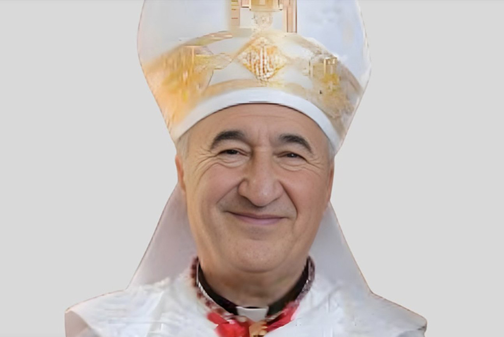 Bishop Emanuel Shaleta of the Chaldean Catholic Diocese of St. Peter the Apostle in San Diego was "contacted and detained" March 5 at that city's international airport while "attempting to leave the country," according to a statement issued that same day by the San Diego County Sheriff's Office. He is pictured in an undated photo. (OSV News/Chaldean Eparchy of St. Peter the Apostle of San Diego)