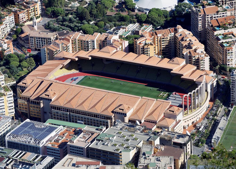 Pope Leo XIV will celebrate Mass at Louis II stadium in Monaco during his March 28 visit to the microstate in the French Riviera. (OSV News/Reuters/Eric Gaillard)