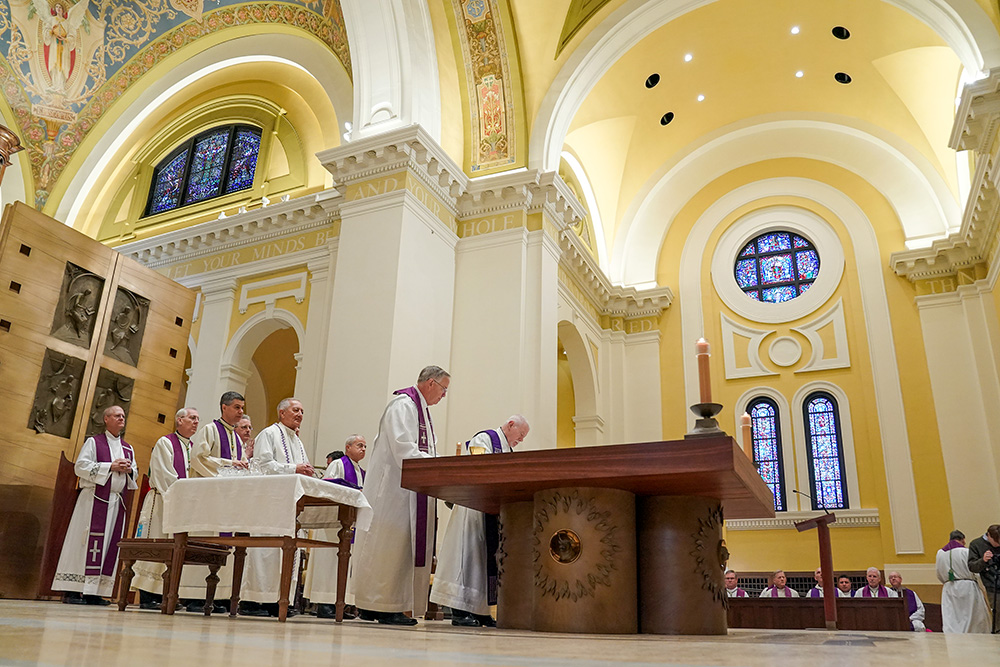 Liturgy is celebrated Feb. 26, 2026, in the Chapel of St. Thomas during the fifth annual Way Forward ecclesial gathering at the University of St. Thomas in St. Paul, Minnesota. (Courtesy of University of St. Thomas/Nick Wosika)