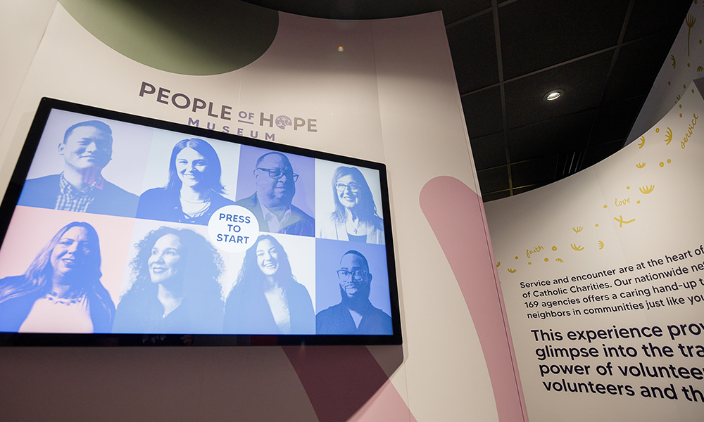 Entry view of the People of Hope Museum (Courtesy of Catholic Charities USA)